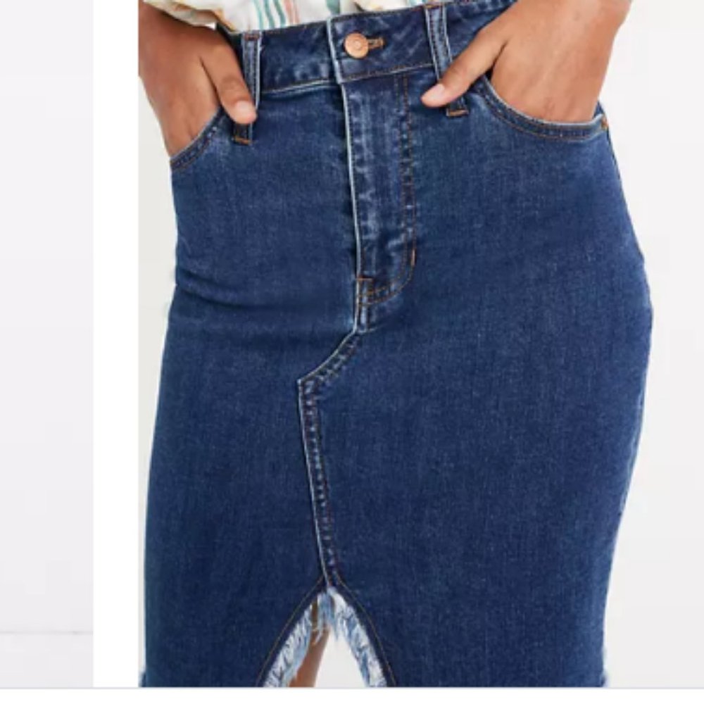 Madewell Jean Skirt Size 26